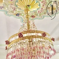 پنج عدد لوستر زیبا و آنتیک خیلی کمتر از قیمت واقعی