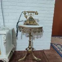 تلفن و میز برنز|صنایع دستی و سایر لوازم تزئینی|رباط‌کریم, شهرک والفجر|دیوار