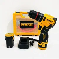 دریل شارژی چکشی ۲۴ ولت براشلس(سه نظام ۱۳) دیوالت