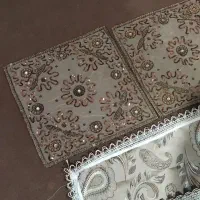 رومیزی ومیزعسلی زیبا|پرده، رانر، رومیزی|قرچک, داوود آباد|دیوار