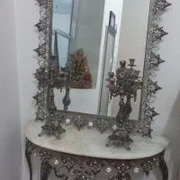آیینه و شمعدان و میز|بوفه، ویترین، کنسول|جهرم, |دیوار