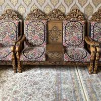 مبل قالی(کاناپه دو نفره و دو عدد تک نفره دستباف)|مبلمان خانگی و میز عسلی|کرمان, |دیوار