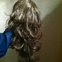 کلاه‌گیس زنانه بلند قهوه‌ای طبیعی