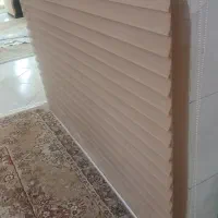 پرده زبرا کرم رنگ