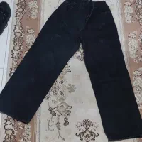 شلوار جین نیم بگ و مانتو