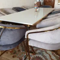 میزناهارخوری۸نفره استیل|میز و صندلی غذاخوری|پردیس, فاز ۸|دیوار