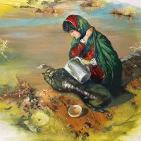 تابلو رنگ روغن و تابلو سیاه قلم آماده|تابلو، نقاشی، عکس|مشهد, نوفل لوشاتو|دیوار