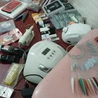 وسایل کاشت ناخون به همراه لاک ژل زیر قیمت|آرایشی، بهداشتی، درمانی|تهران, طیب|دیوار