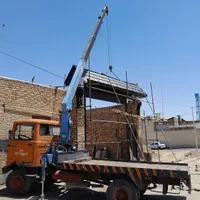جرثقیل کفی ۳ تن دکل بلند ، سبد نفر بر|خدمات حمل و نقل|قم, پردیسان|دیوار