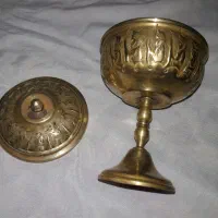 قندان وکاشکول وکاسه چهل کلیدعتیقه|کلکسیون اشیاء عتیقه|کرمانشاه, |دیوار