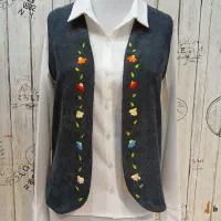 جلیقه وکارهای گلدوزی با دست (پوشاک شفق)|لباس|کرج, المهدی|دیوار