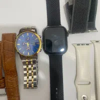 ساعت هوشمند hk9 pro plus و ساعت استیل تک موتوره