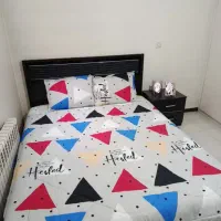 رو تختی دونفره کتان نخ