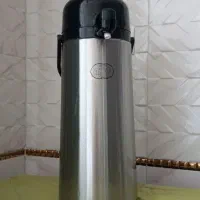 فلاکس پمپی استیل ۲/۵ لیتر|قوری، کتری، قهوه‌ساز دستی|پاکدشت, حصار امیر|دیوار