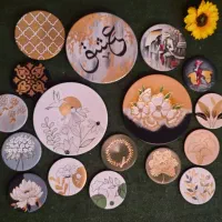 بشقاب دیوارکوب سفالی