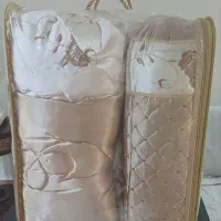 روتختی دو نفره ساتن گلدوزی شده
