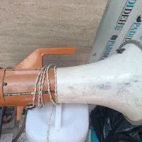 بلند گو و پاور تبدیل برق 12به 220برای میوه فروشی