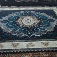 دو تخته فرش ۱۲ متری نخی سورمه ای|فرش|تهران, تهران‌سر|دیوار