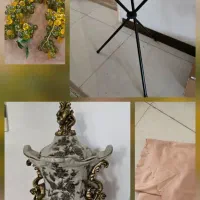 میزخاطره و گلدان انگور شیشه ای