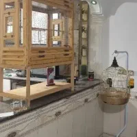 قفس‌‌شیک‌چوبی‌بزرگ‌معاوضه‌‌با‌پرنده