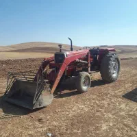 تراکنور ۲۸۵ مدل ۶۹ با بیل جلو و گاوآهن