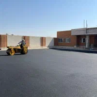 پخش کننده آسفالت همراه غلطک