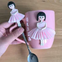 ماگ وقاشق دخترانه|ظروف سرو و پذیرایی|لردگان, |دیوار