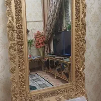 آینه کنسول طلایی