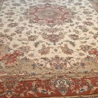 جفت فرش دستباف پشم و ابریشم ۶ متری نو|فرش|تهران, ابوذر (منطقه ۱۵)|دیوار