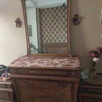 سرویس خواب دو نفره بهترین چوب|تخت و سرویس خواب|کرج, مهرویلا جنوبی|دیوار