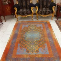 فرش ابریشم گونه دیبا ۴متری