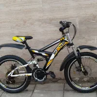 دوچرخه سایز 20 دنده‌ای کمکدار ترمز دیسکی|دوچرخه، اسکیت، اسکوتر|آبادان, |دیوار