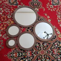 آینه دیواری تزیینی ۵تیکه