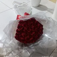 دسته گل رز ربانی و باکس|گل مصنوعی|بندرعباس, |دیوار