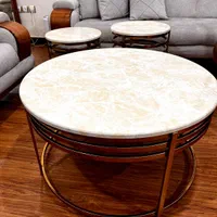 یک عدد میز جلو مبلی به همراه دو عدد عسلی|مبلمان خانگی و میز عسلی|اهواز, زیتون کارمندی|دیوار