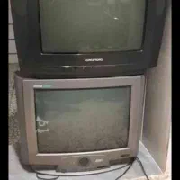 تلویزیون رنگی ۲۱ اینچ بزرگ و ۱۴ اینچ کوچک|تلویزیون و پروژکتور|جویبار, |دیوار