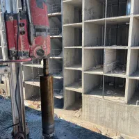 کرگیری سوراخکاری ،گرد بتن،سوراخ کاری