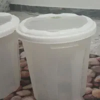 دوعددسطل بزرگ درب دار