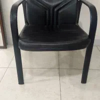 ۳ عدد صندلی چرم انتظار