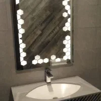 آینه نور دار|لوازم سرویس بهداشتی|شیراز, شهرک سعدی|دیوار