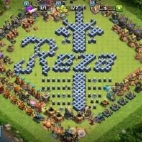 دو اکانت کلش اف کلنز تان 17 لول 209 و 200