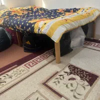 تخت یک نفره چوبی سفارشی|تخت و سرویس خواب|تنکابن, |دیوار