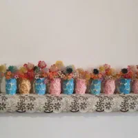 گل مصنوعی|گل مصنوعی|قم, نیروگاه|دیوار