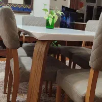 میز نهارخوری ۶ نفره|میز و صندلی غذاخوری|کرج, باغستان|دیوار