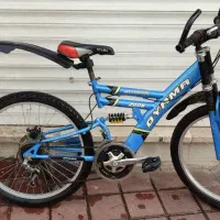 دوچرخه ۲۴ کمکدار دنده ای دیسکی در حد نو