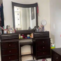 تختخواب دونفره با دراور و آینه|تخت و سرویس خواب|تهران, شاهین|دیوار