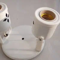 سر پیچ سقفی دو شاخه و سه شاخه|لوستر و چراغ آویز|رشت, بازار|دیوار