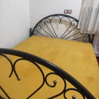 تخت فلزی با تشک رویال اصل دو نفره|تخت و سرویس خواب|دهدشت, |دیوار