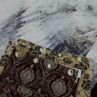 پرده توری سفید