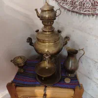 سماور برنجی قدیمی|کلکسیون اشیاء عتیقه|سبزوار, ولیعصر (نجار آباد)|دیوار
